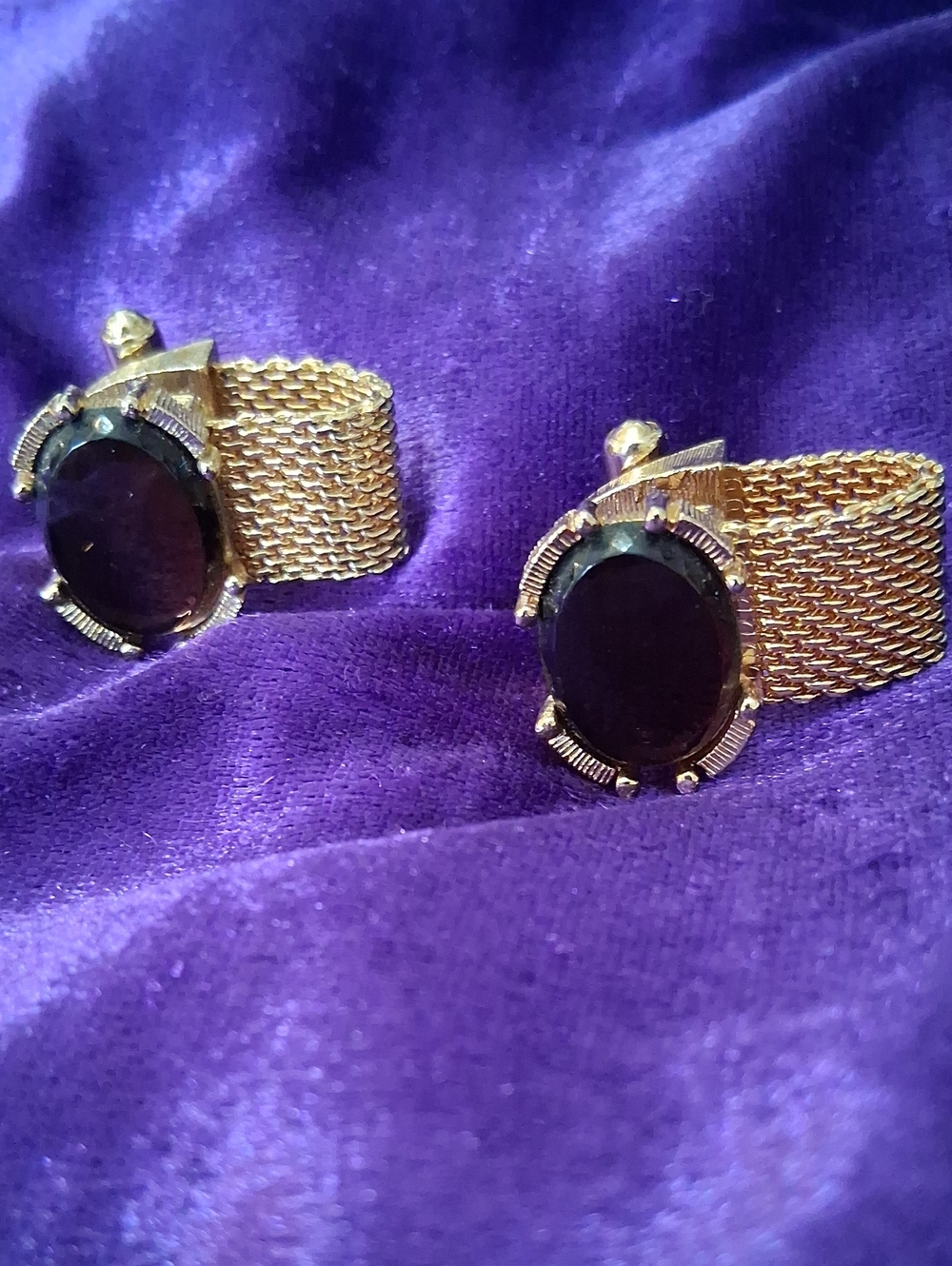 Tigers Eye Cuff Links